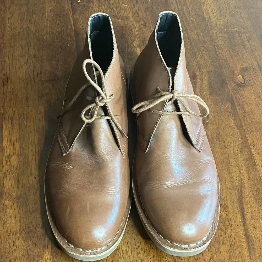 The Rail Men's Brown Tempe Chukka Dress Shoes